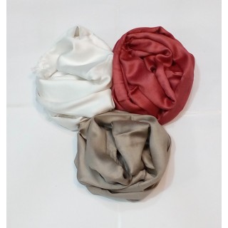 Combo Offer- Plain Satin Stole 